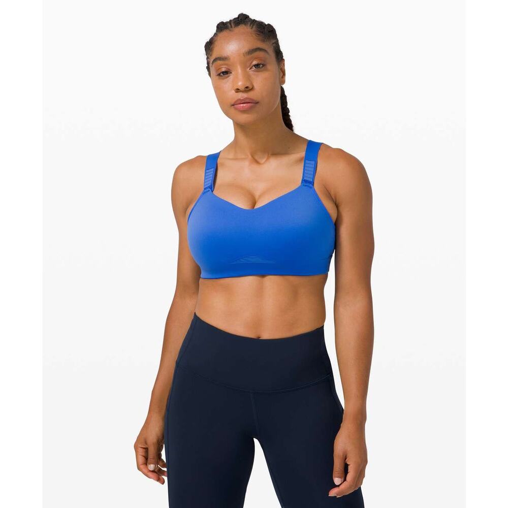 Lululemon Swift Speed Sports Bra Women's Sapphire Blue High Support A–E Cups